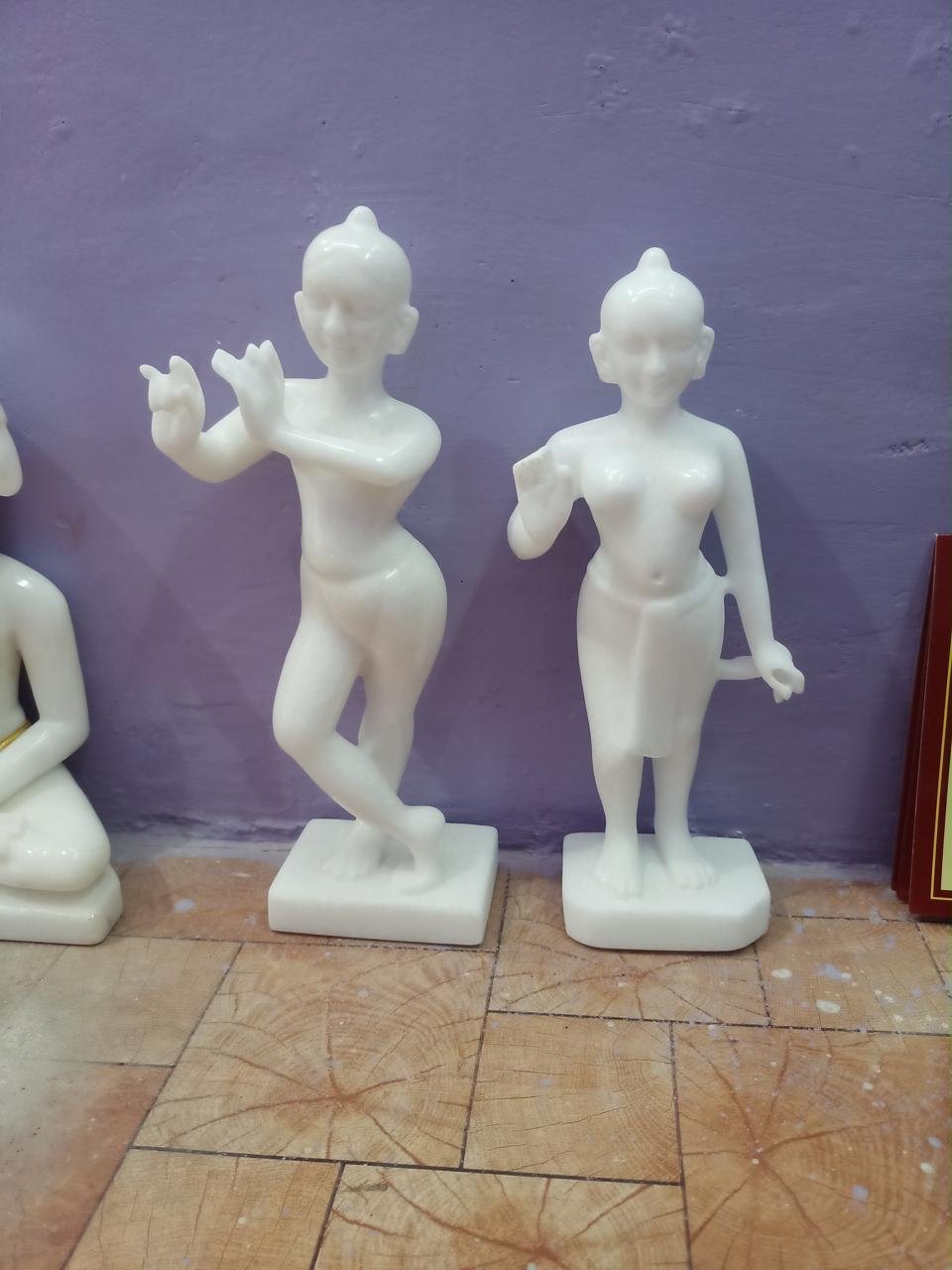 Krishna Ji marble statues -